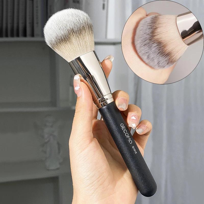 1Pcs Super soft Loose Powder Makeup Brush Foundation Contour Blusher Face Cheek Cosmetic Beauty Make Up Brush Tool